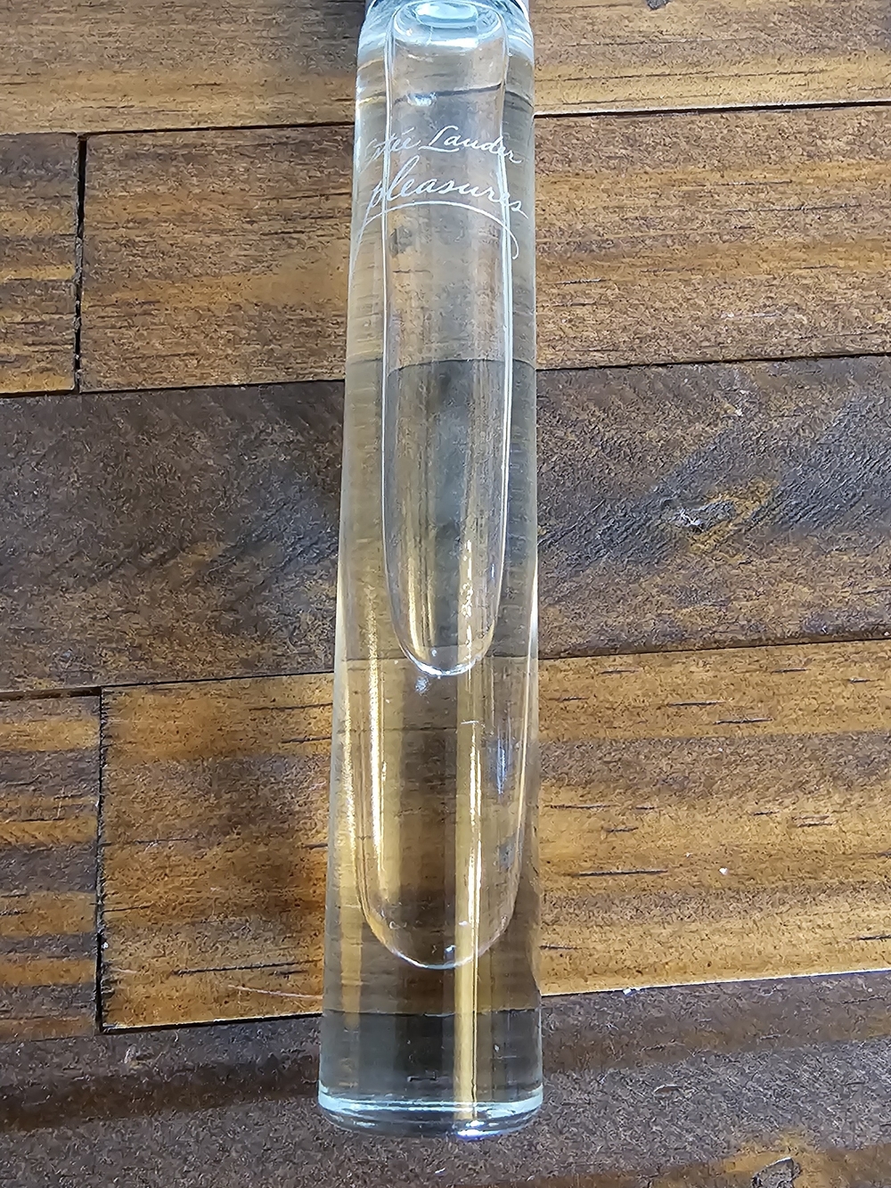 Estee Lauder Clear Glass Perfume Bottle